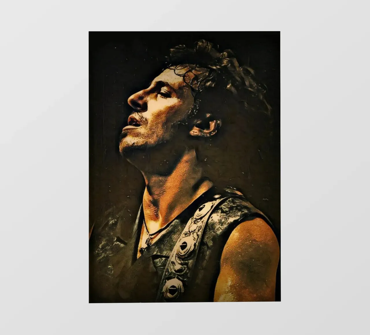 Bruce Springsteen the legend musician telo in pvc da Lembayung art