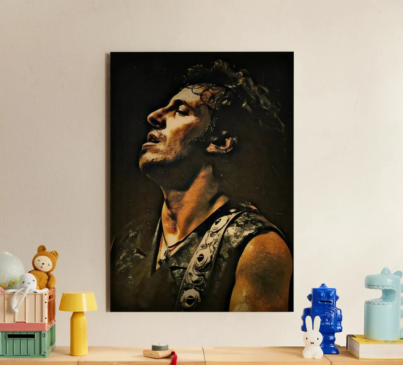 Bruce Springsteen the legend musician alluminio dibond da Lembayung art