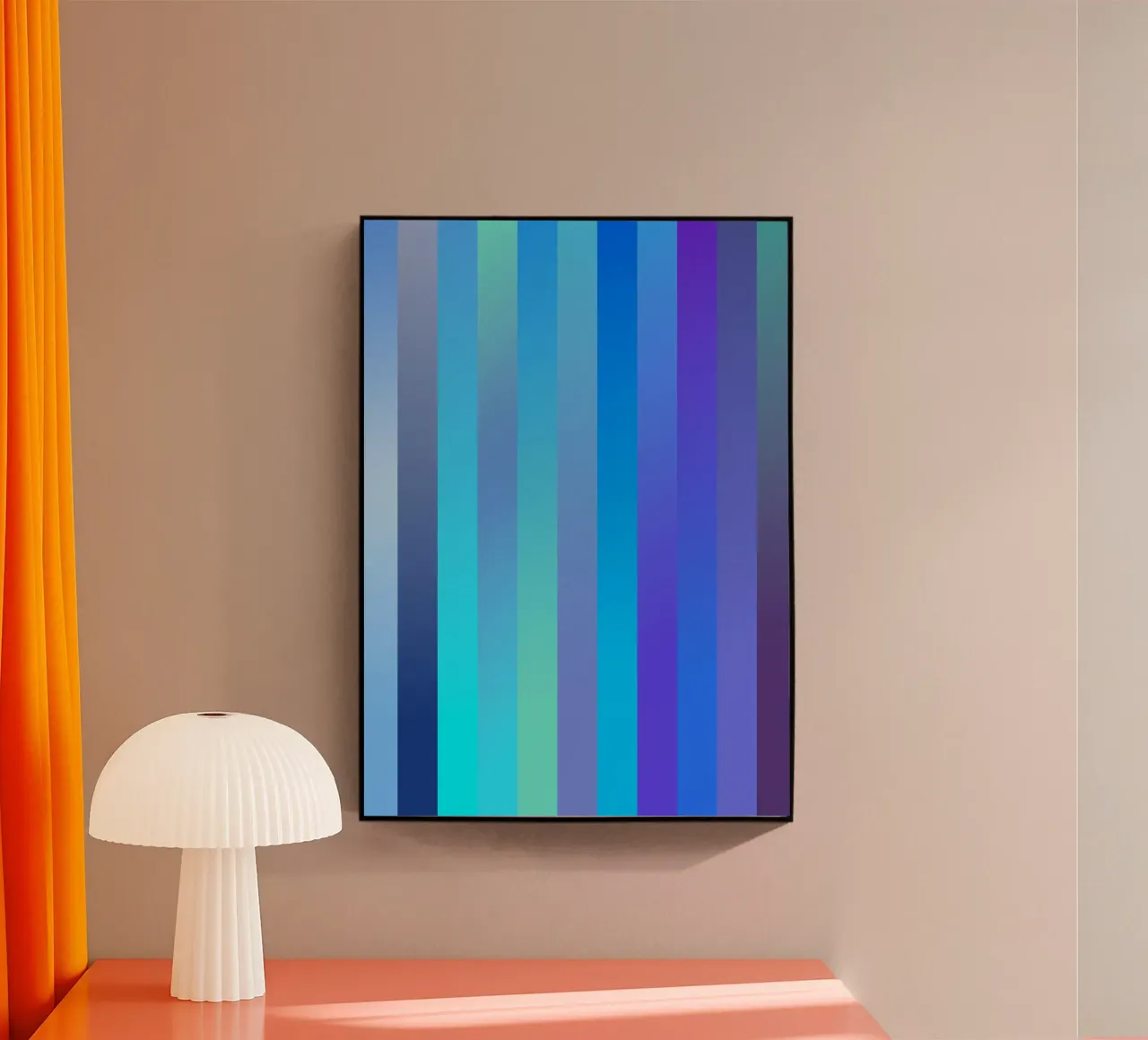 Blue plexiglass da Flo Klein