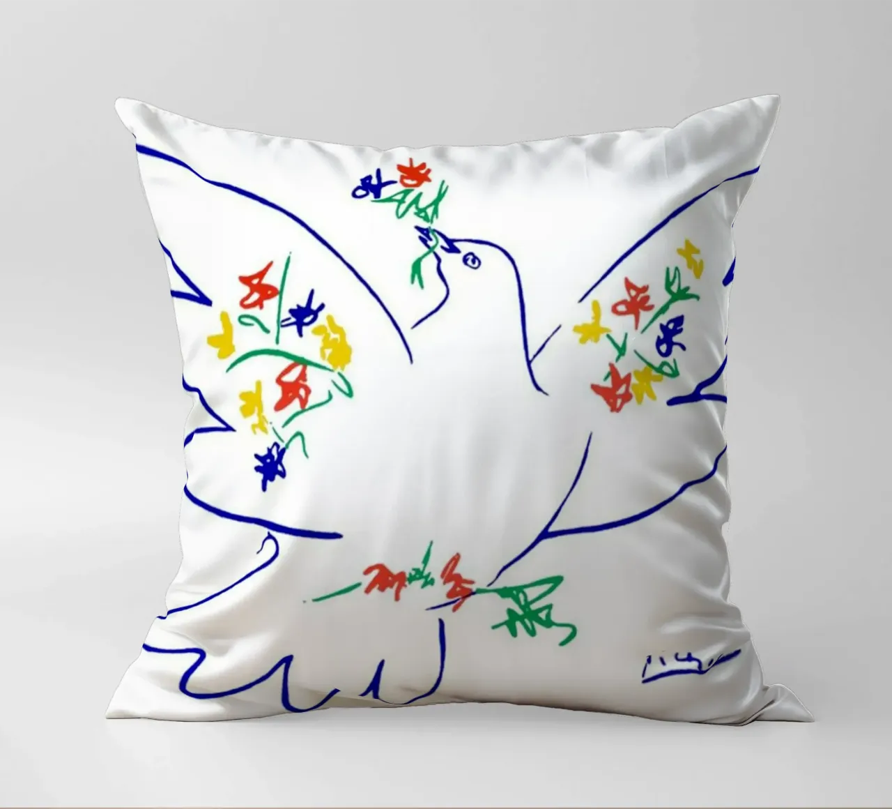 Picasso Pablo Dove Sketch cuscino da Mrs.Allen