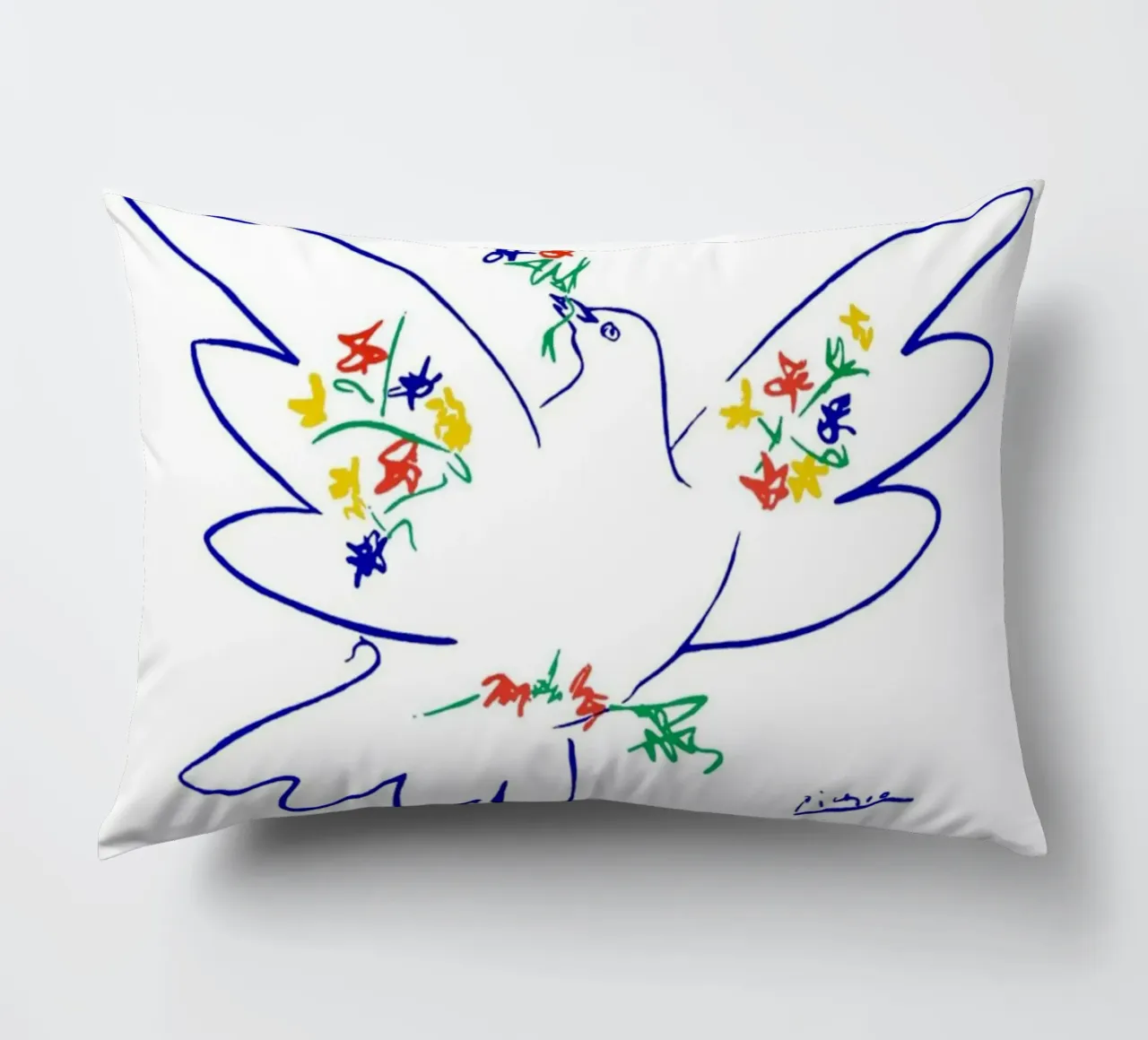 Picasso Pablo Dove Sketch cuscino da Mrs.Allen