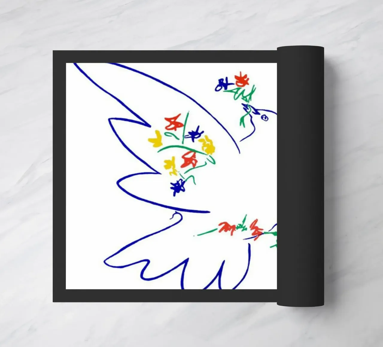 Picasso Pablo Dove Sketch zerbino da Mrs.Allen