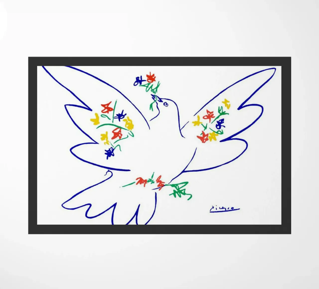 Picasso Pablo Dove Sketch zerbino da Mrs.Allen