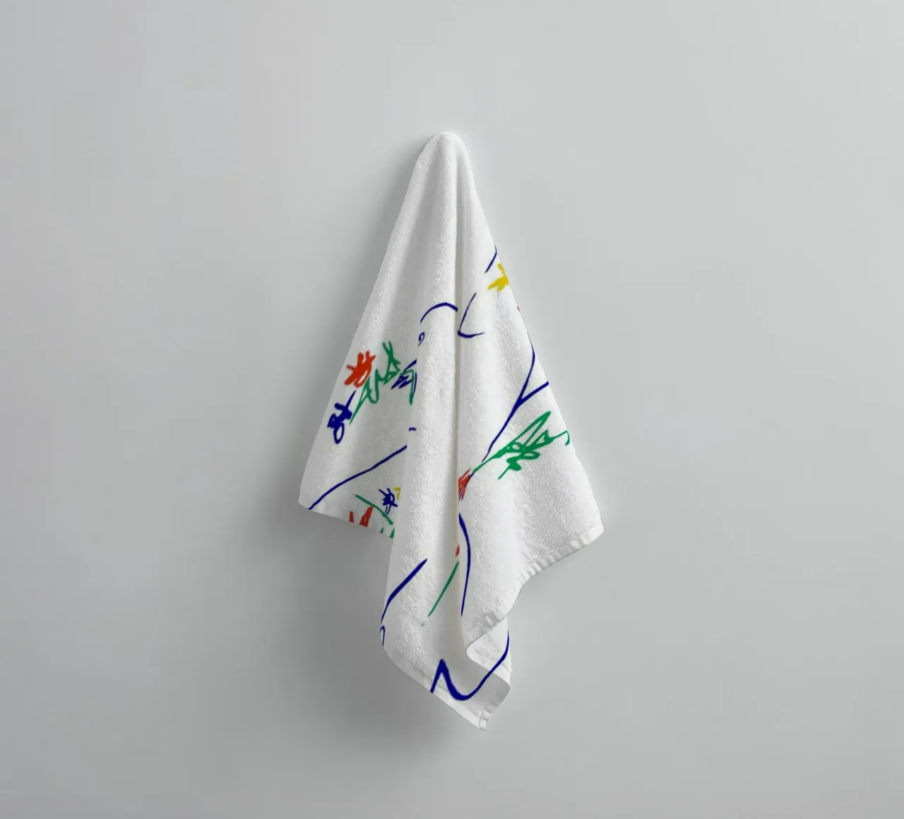 Picasso Pablo Dove Sketch asciugamano da bagno da Mrs.Allen