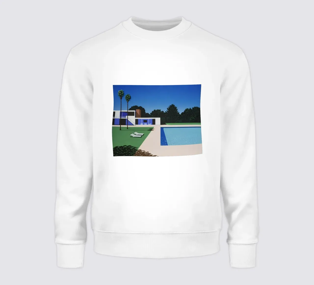 Ancora una volta la piscina di Hiroshi Nagai felpa da THE CAROLINE