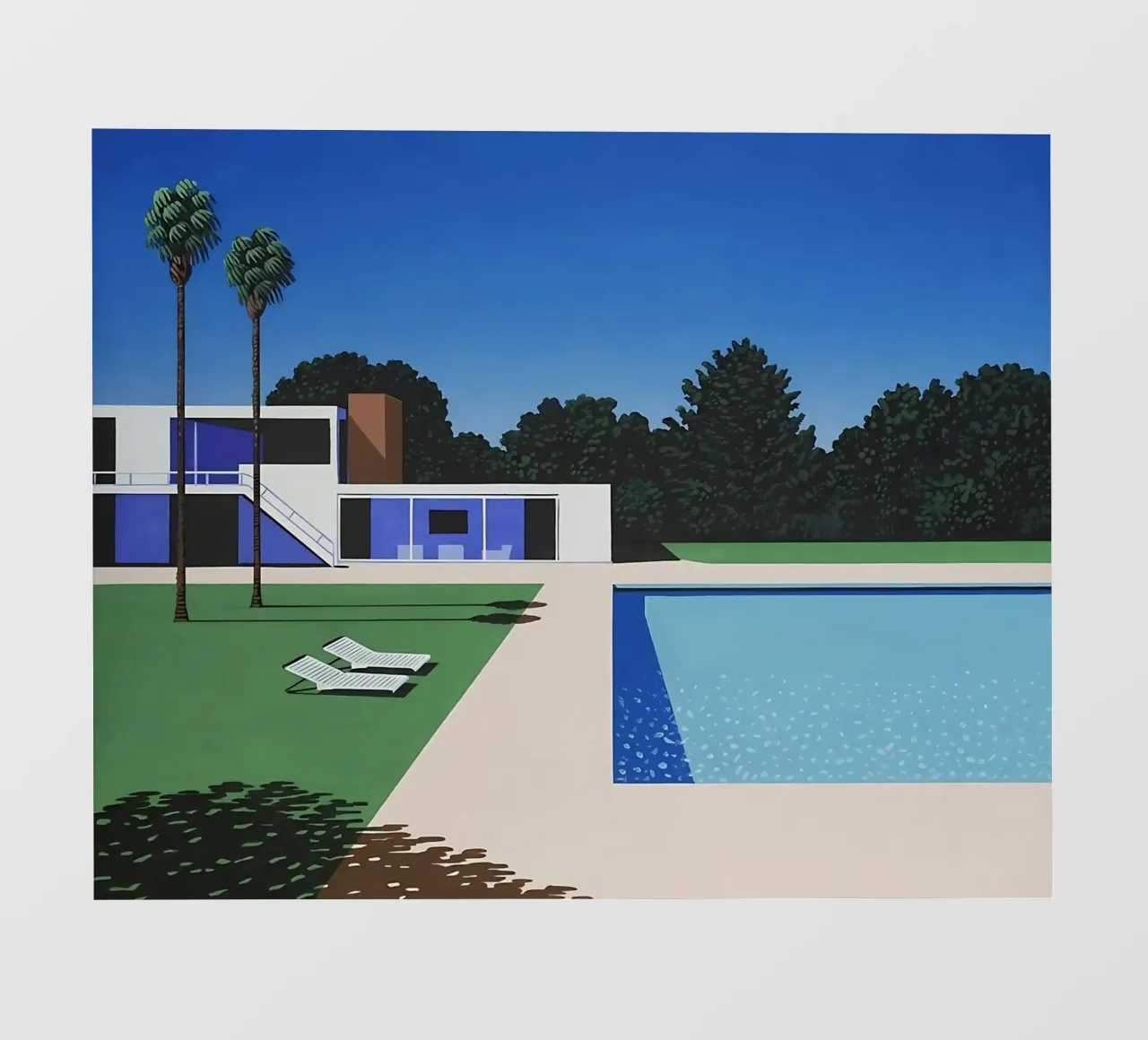 Ancora una volta la piscina di Hiroshi Nagai pellicola backlit da THE CAROLINE
