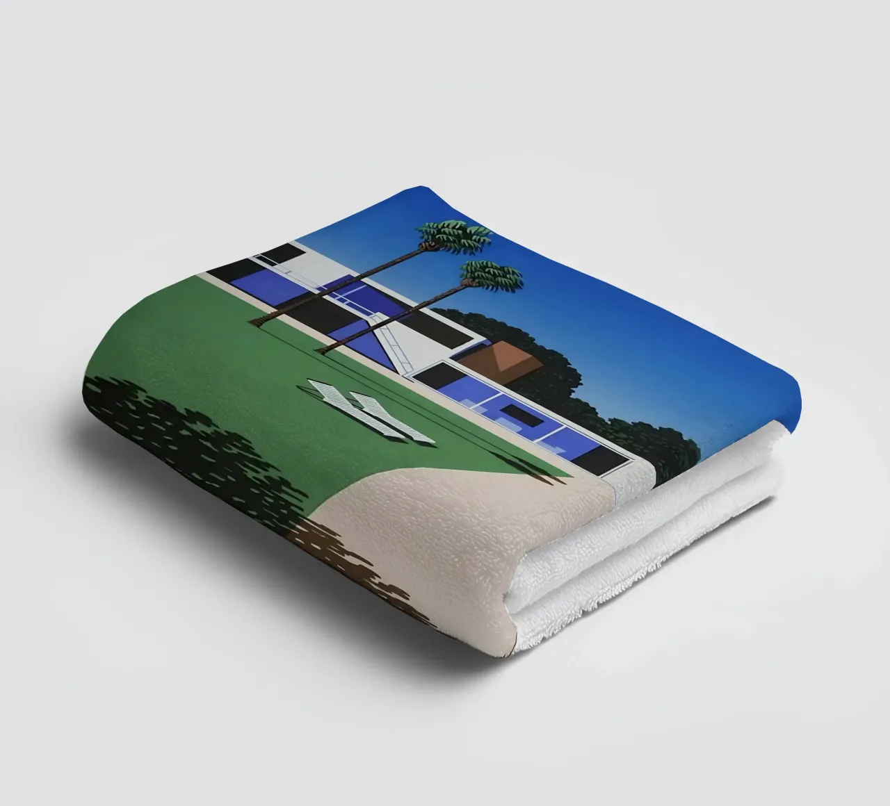Ancora una volta la piscina di Hiroshi Nagai asciugamano da bagno da THE CAROLINE