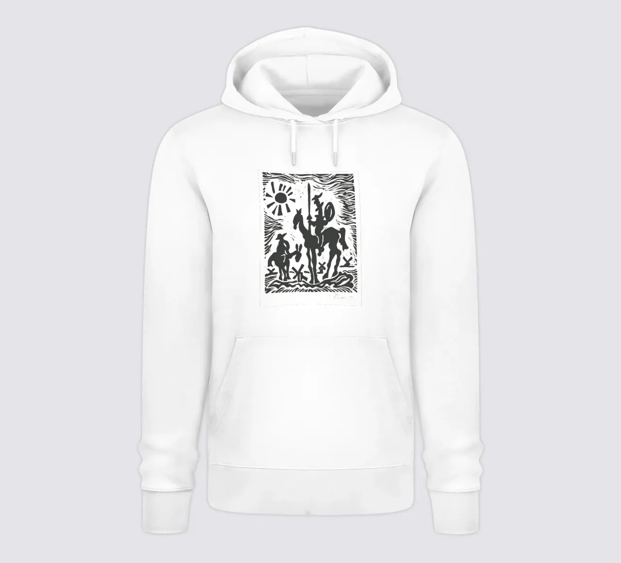 Originale Pablo Picasso Don Chisciotte felpa con cappuccio da Mrs.Allen