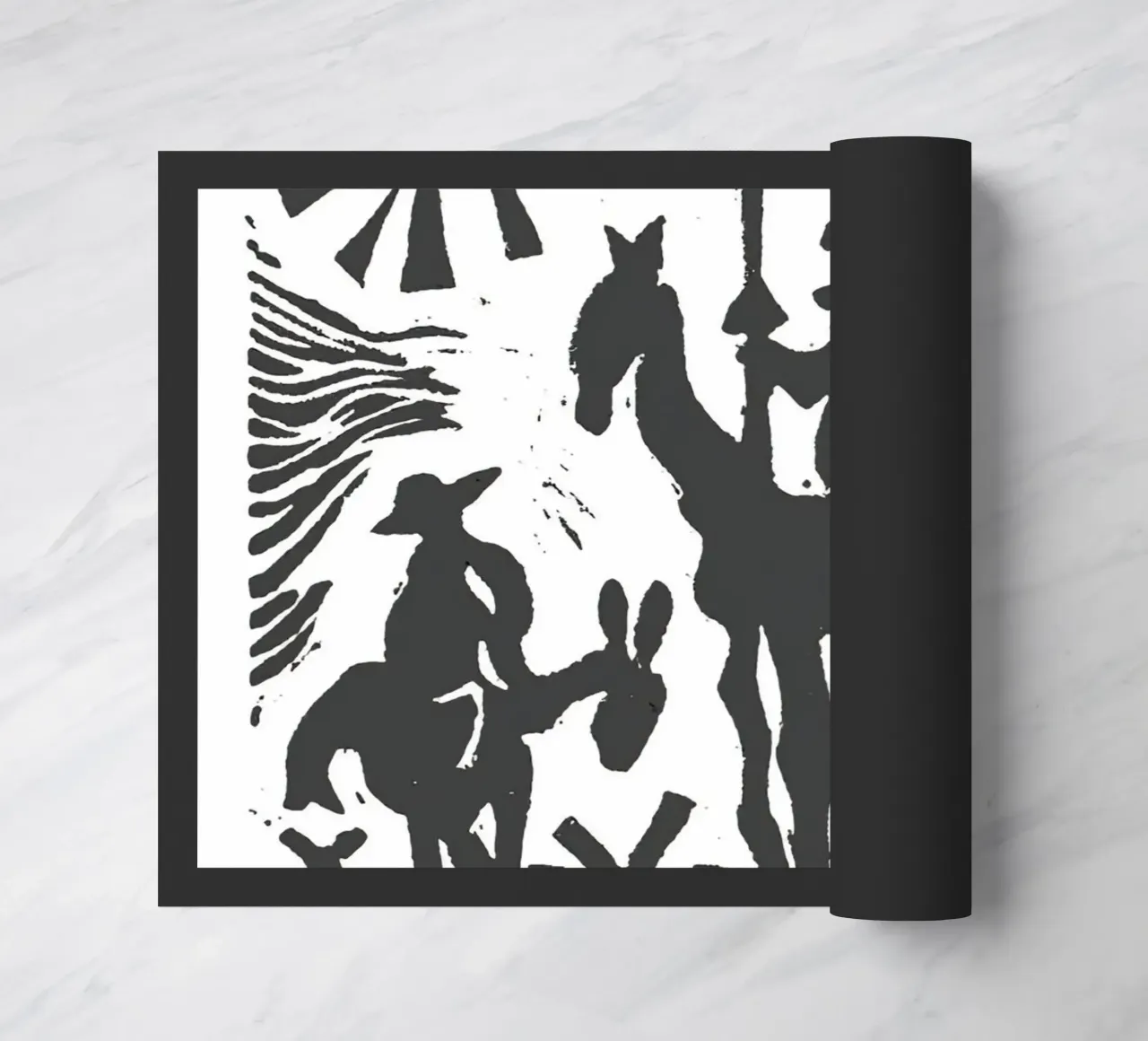 Original Pablo Picasso Don Quixote doormat by Mrs.Allen