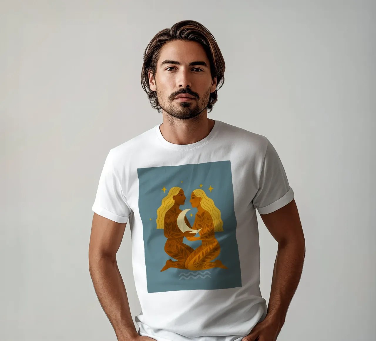 Schwestern des Mondes T-Shirt von Taika Tori Art