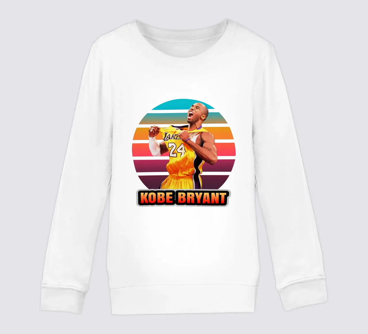 Kobe Bryant vintage felpa bambino da Lembayung art
