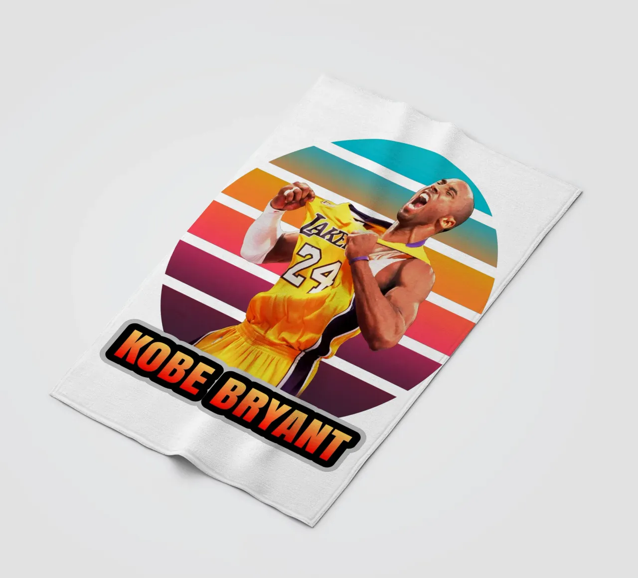 Kobe Bryant vintage coperta in pile da Lembayung art