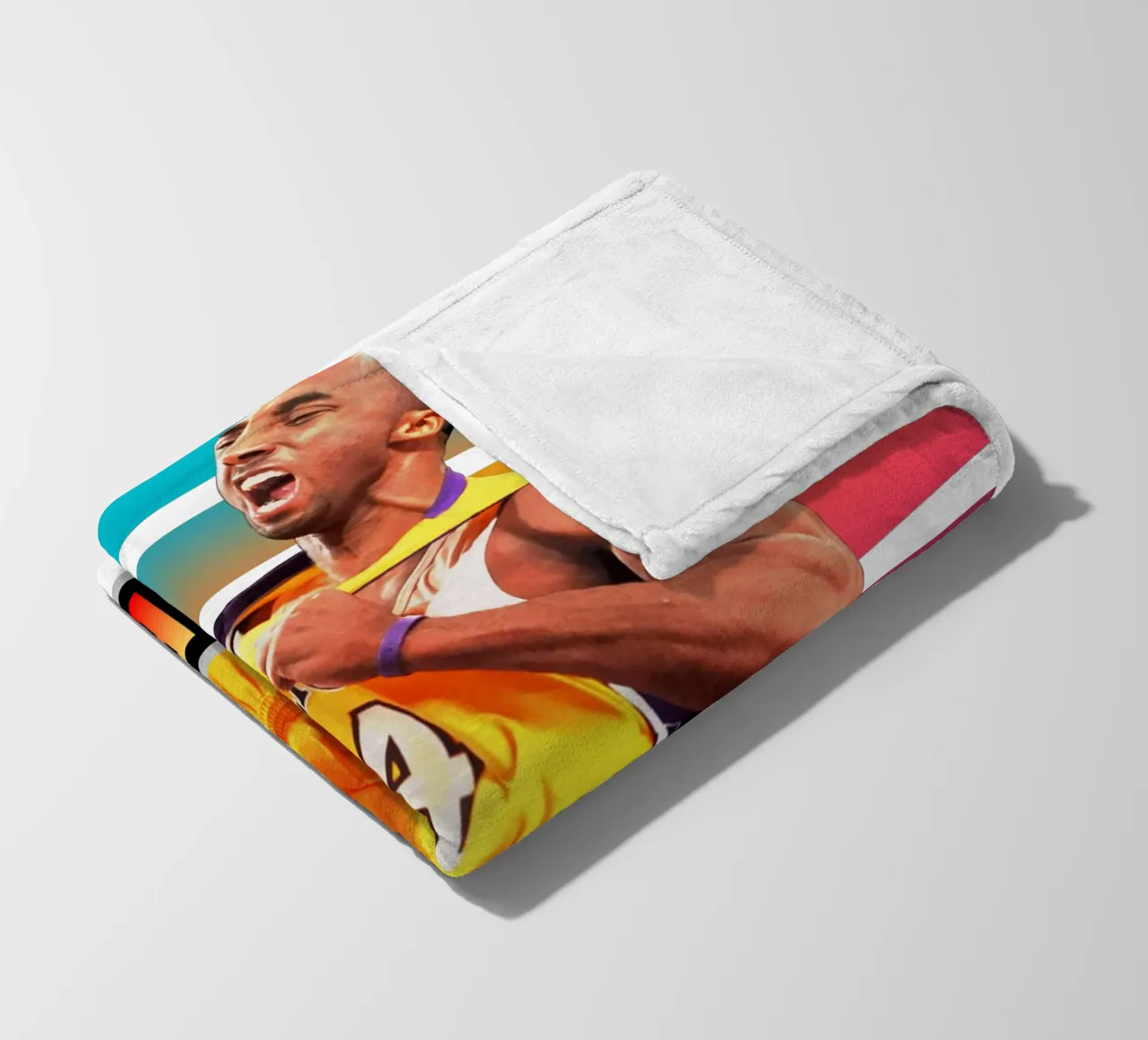 Kobe Bryant vintage coperta in pile da Lembayung art