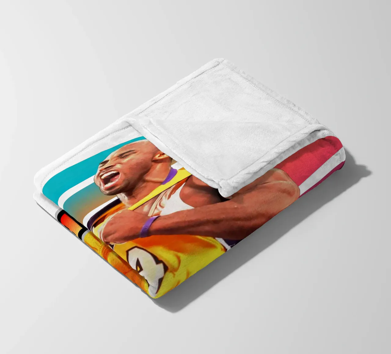 Kobe Bryant vintage coperta in pile da Lembayung art
