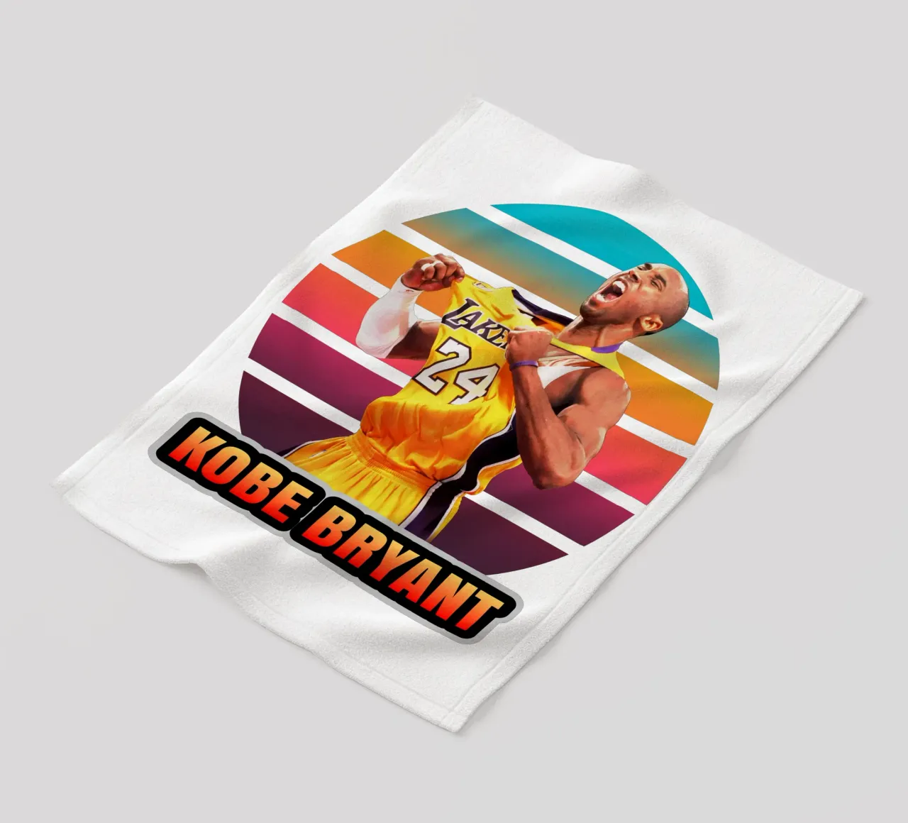 Kobe Bryant vintage coperta in pile da Lembayung art