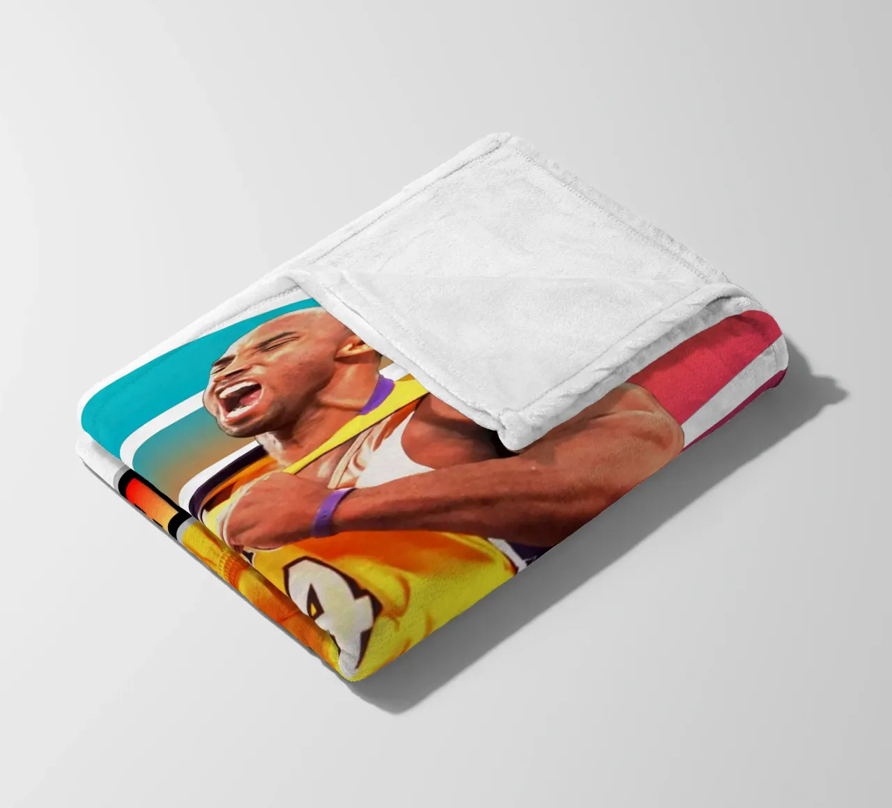 Kobe Bryant vintage coperta in pile da Lembayung art