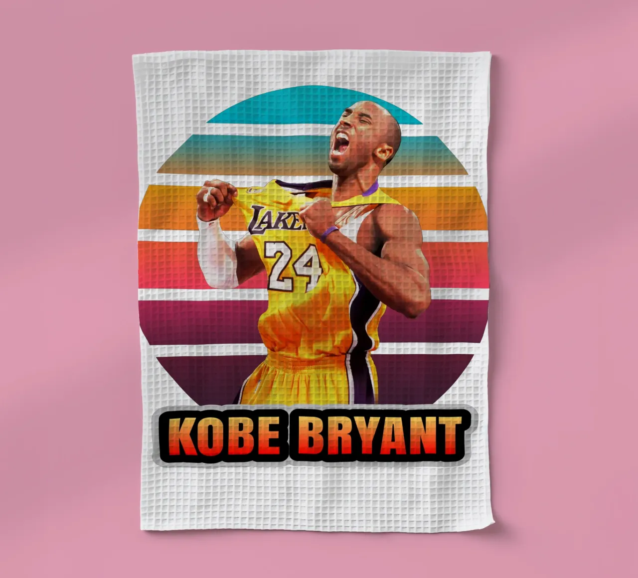 Kobe Bryant vintage canovaccio da cucina da Lembayung art
