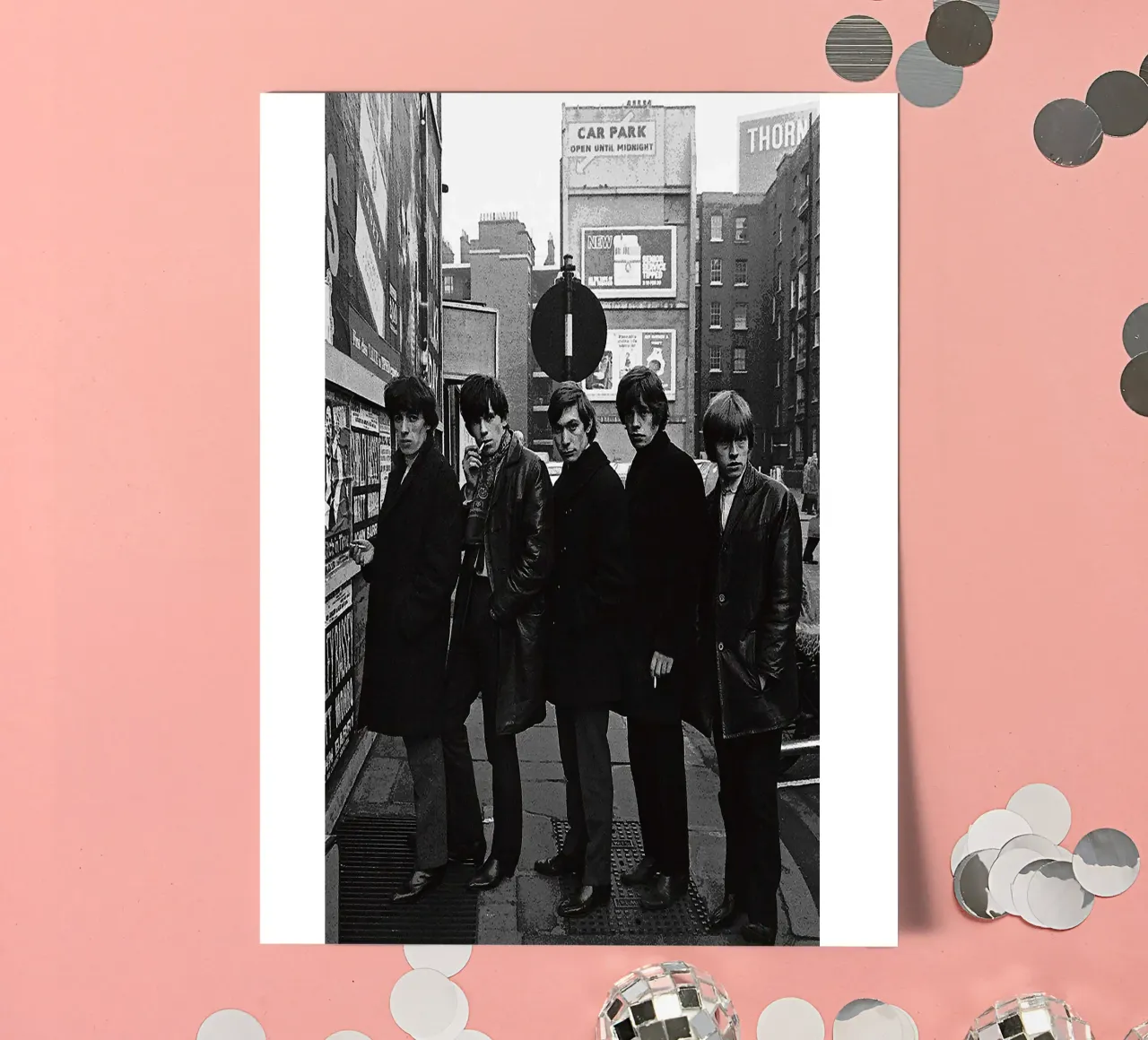 groupe rolling stone planche autocollant de vanhesling