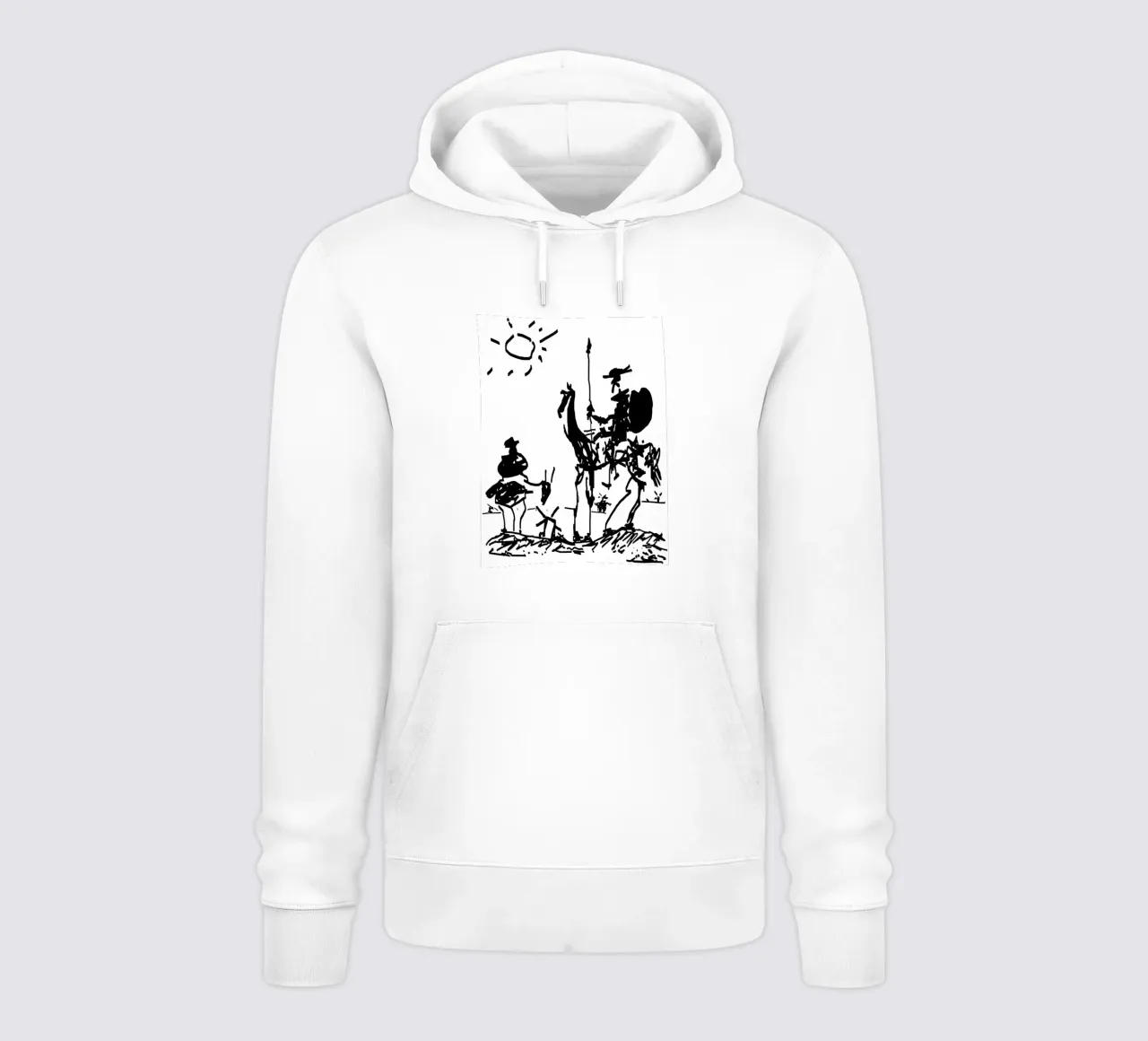 Pablo Picasso Don Chisciotte felpa con cappuccio da Mrs.Allen