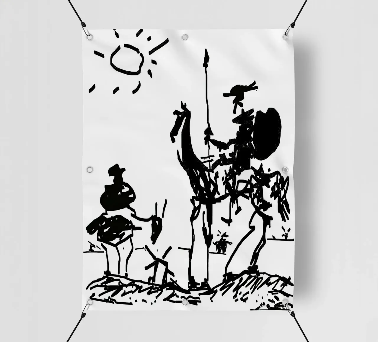 Pablo Picasso Don Chisciotte telo in pvc da Mrs.Allen