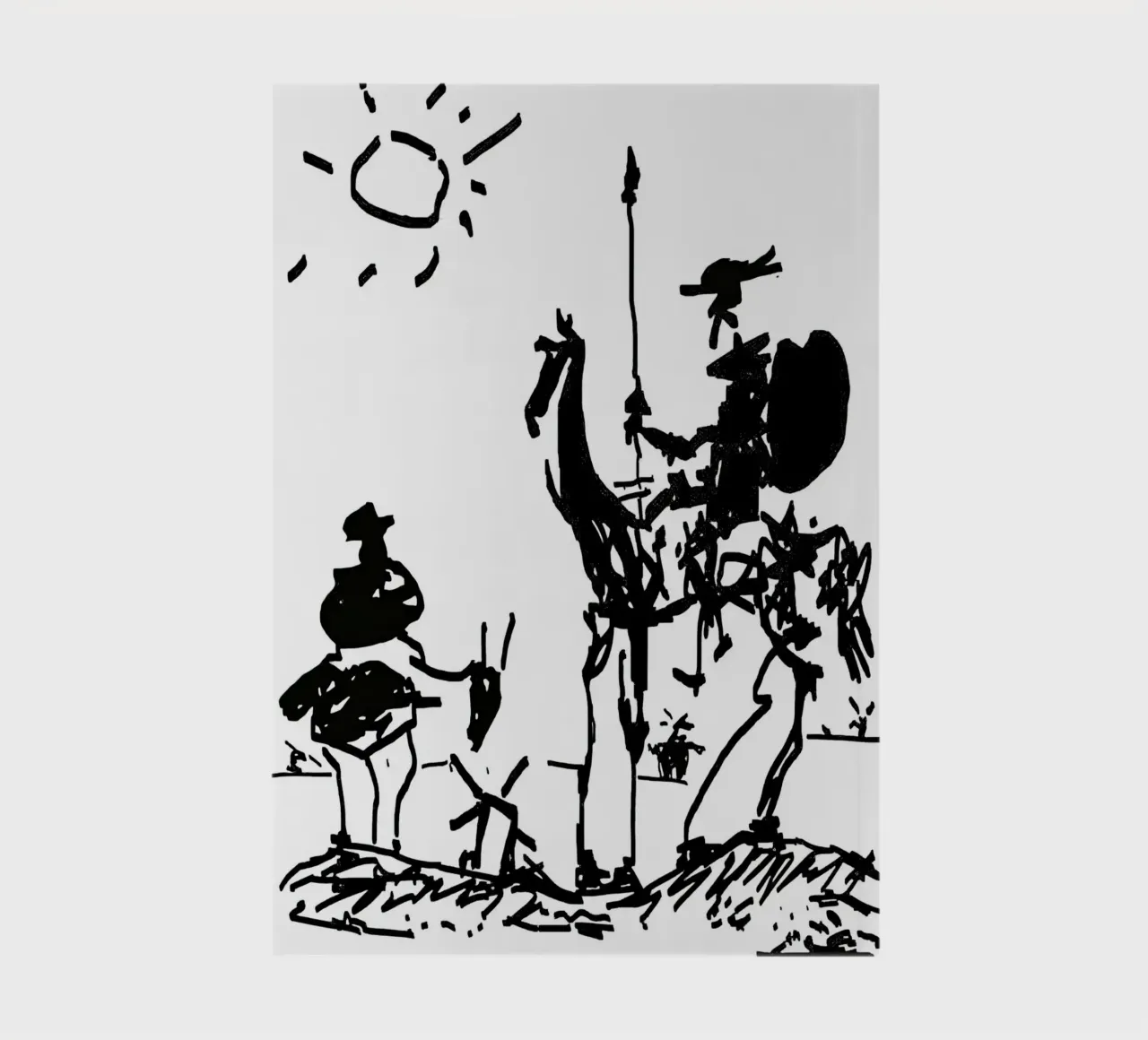 Pablo Picasso Don Quixote notebook by Mrs.Allen