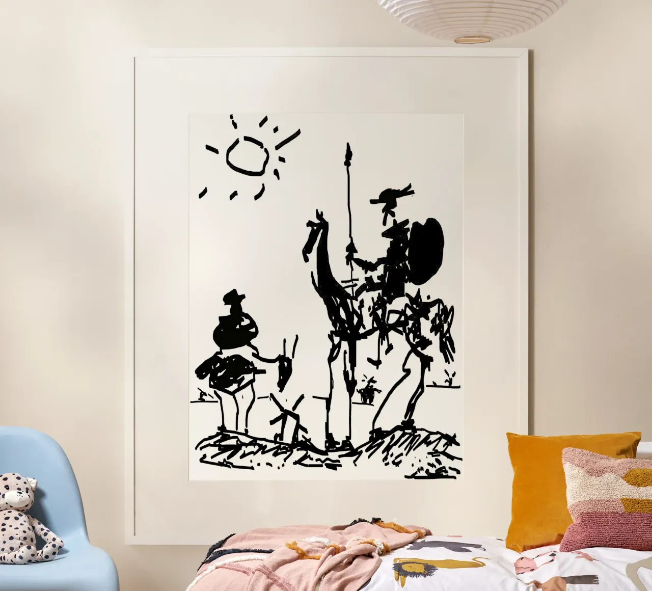 Pablo Picasso Don Quixote hahnemühle by Mrs.Allen