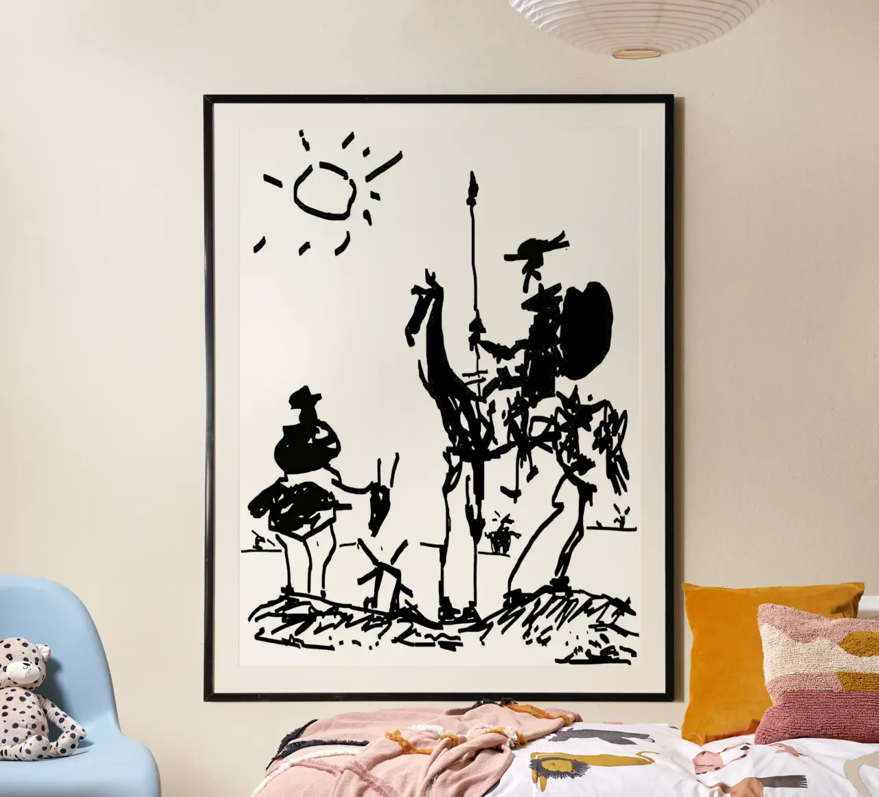 Pablo Picasso Don Quixote hahnemühle by Mrs.Allen