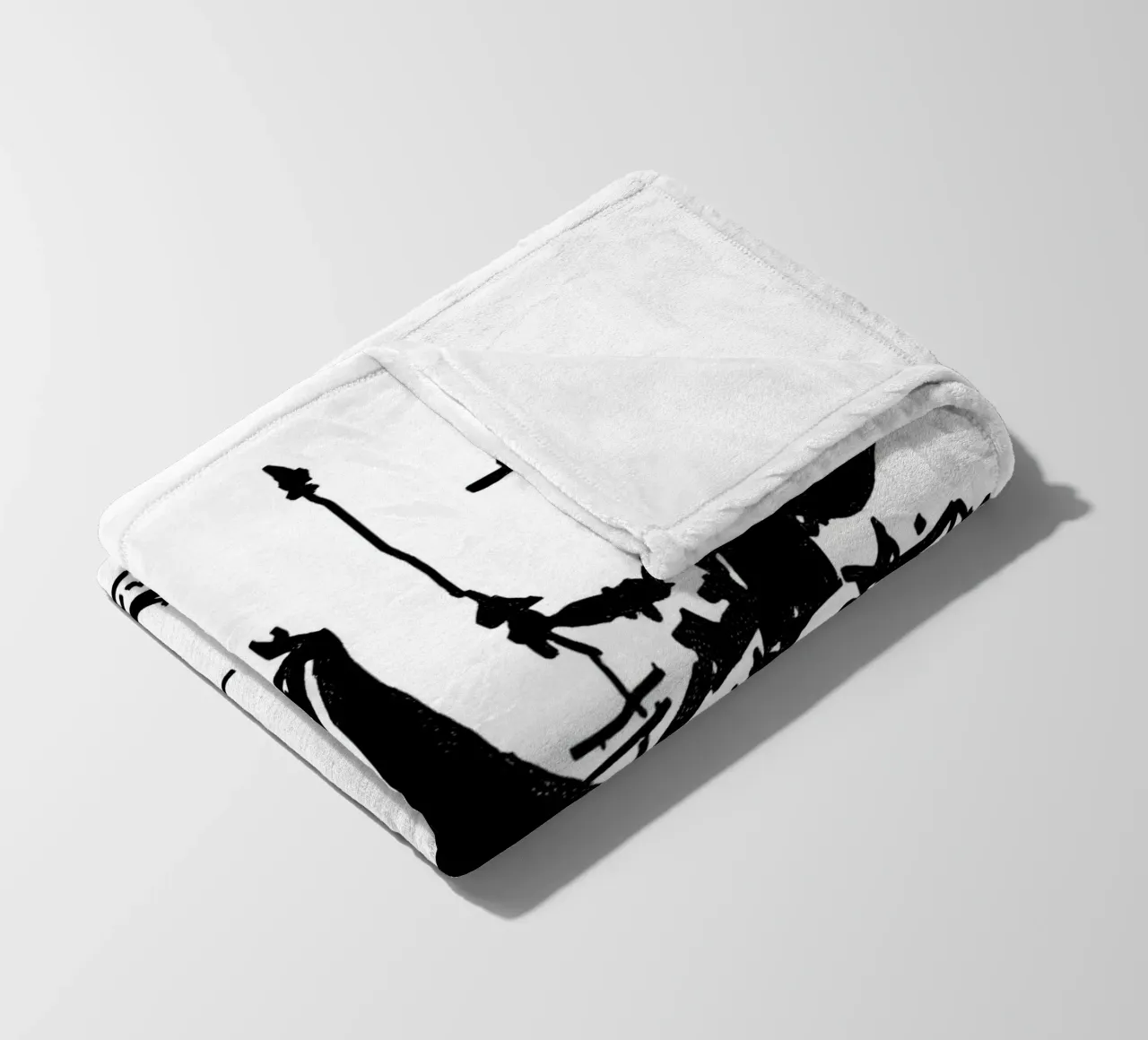 Pablo Picasso Don Quixote fleece blanket by Mrs.Allen