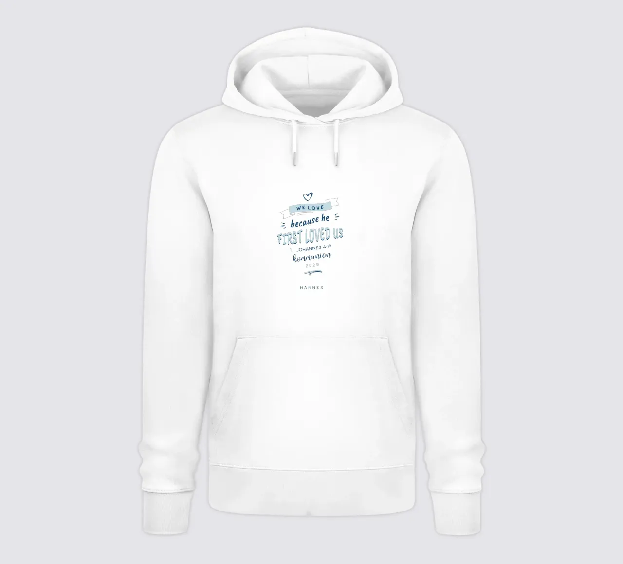 Cool Letters felpa con cappuccio da Kartenliebe