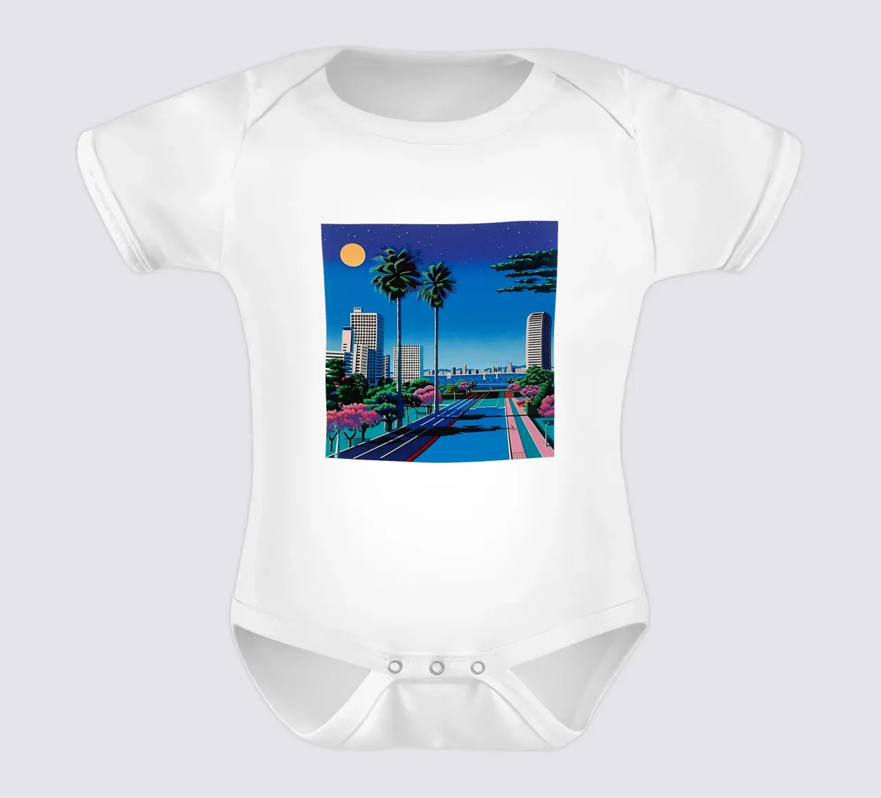 Hiroshi Nagai La città body neonato maniche corte da THE CAROLINE