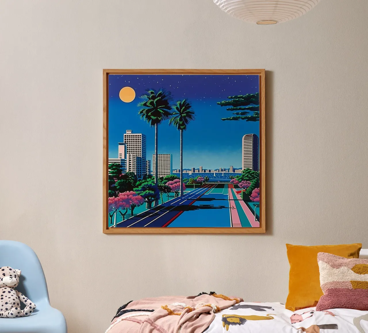 Hiroshi Nagai La città alluminio dibond da THE CAROLINE