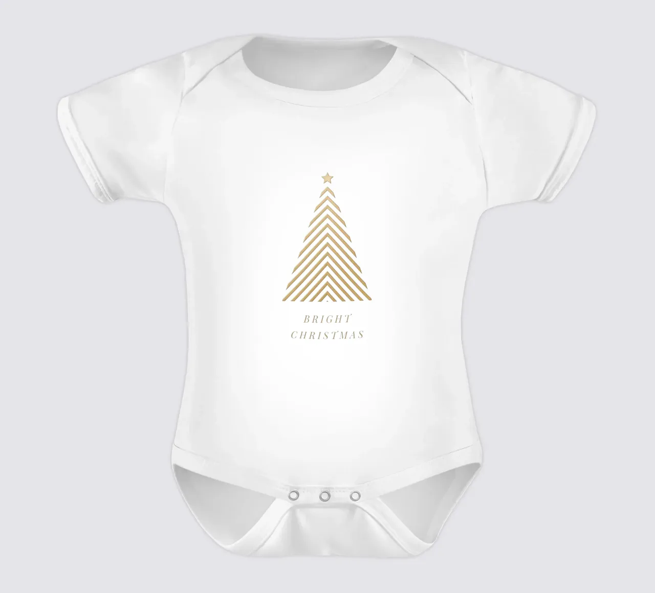 Geometric Christmas body neonato maniche corte da Kartenliebe
