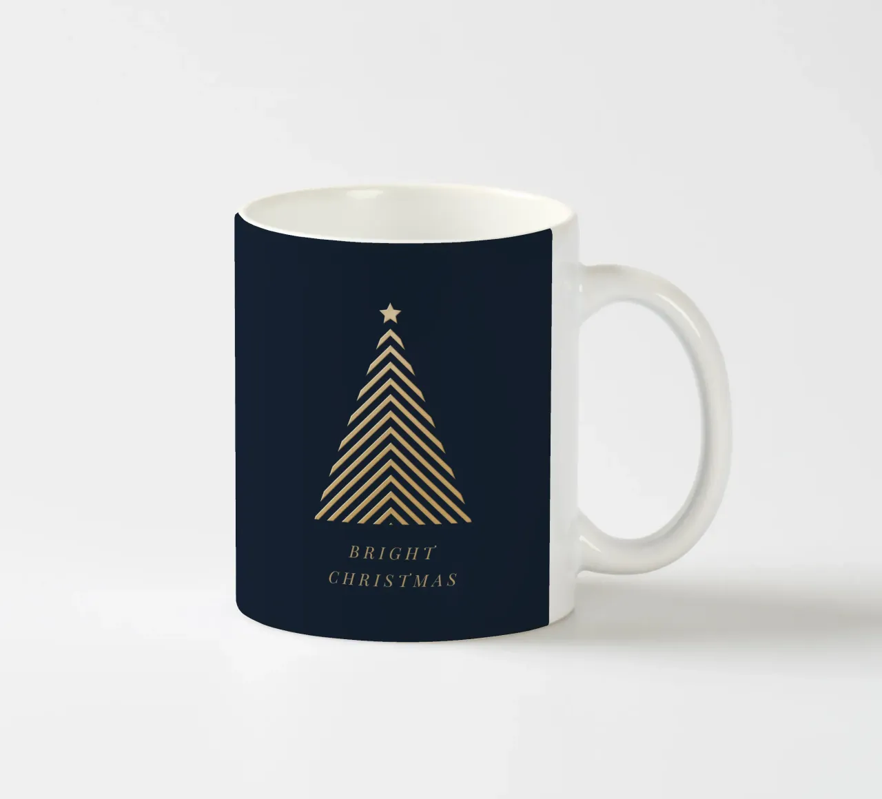 Geometric Christmas tazza in ceramica da Kartenliebe