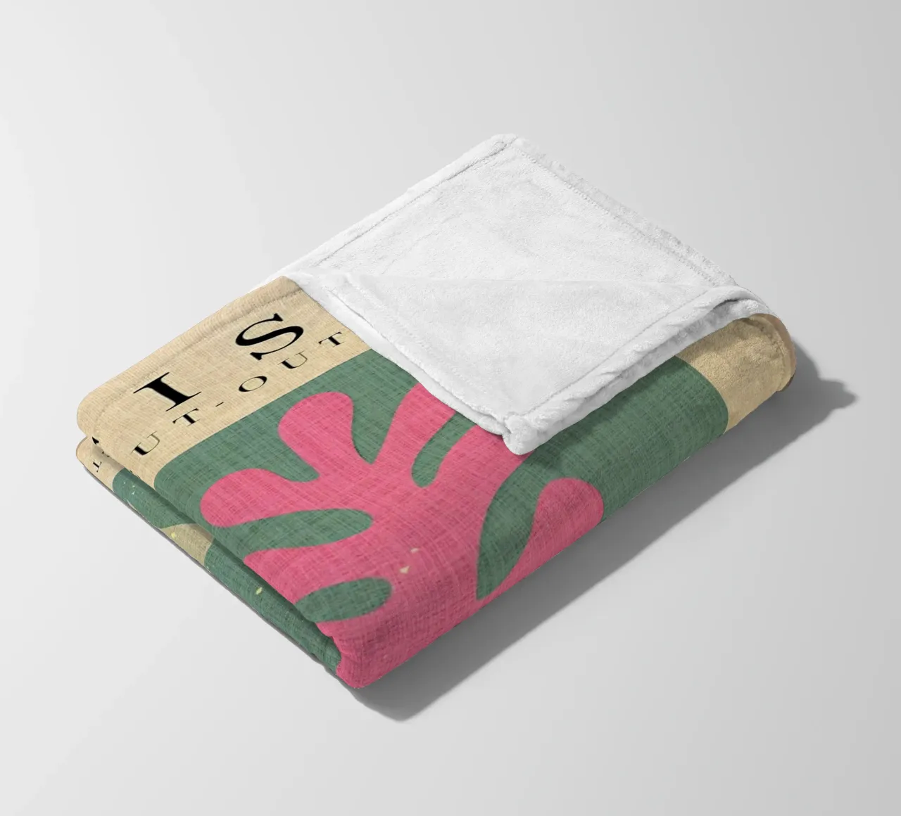 TRE FOGLIE I coperta in pile da MatisseShop
