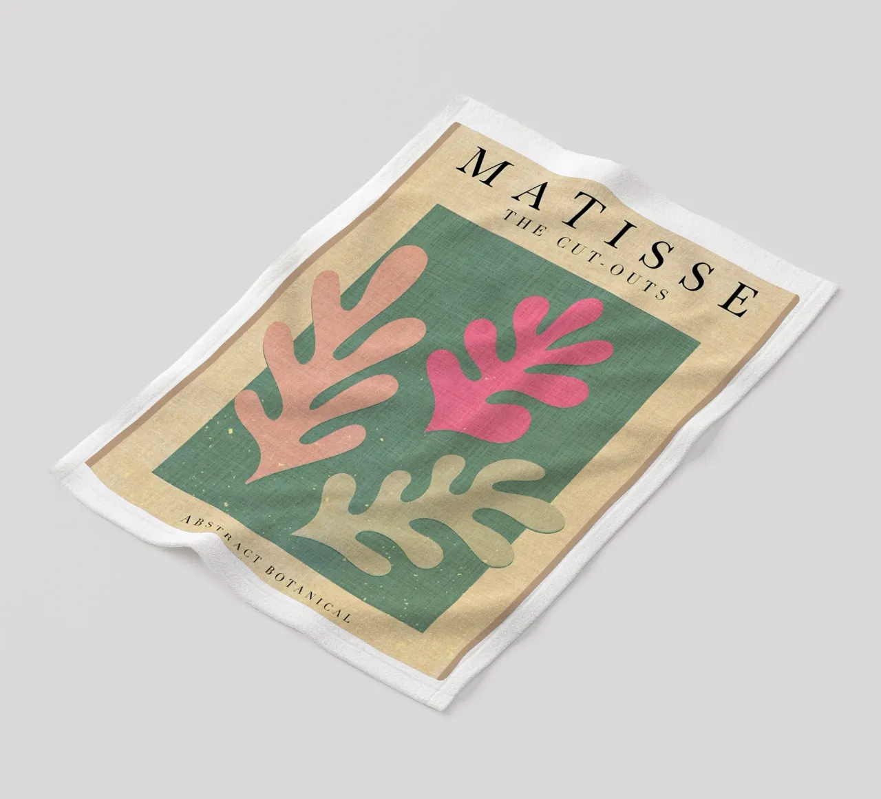 TRE FOGLIE I coperta in pile da MatisseShop