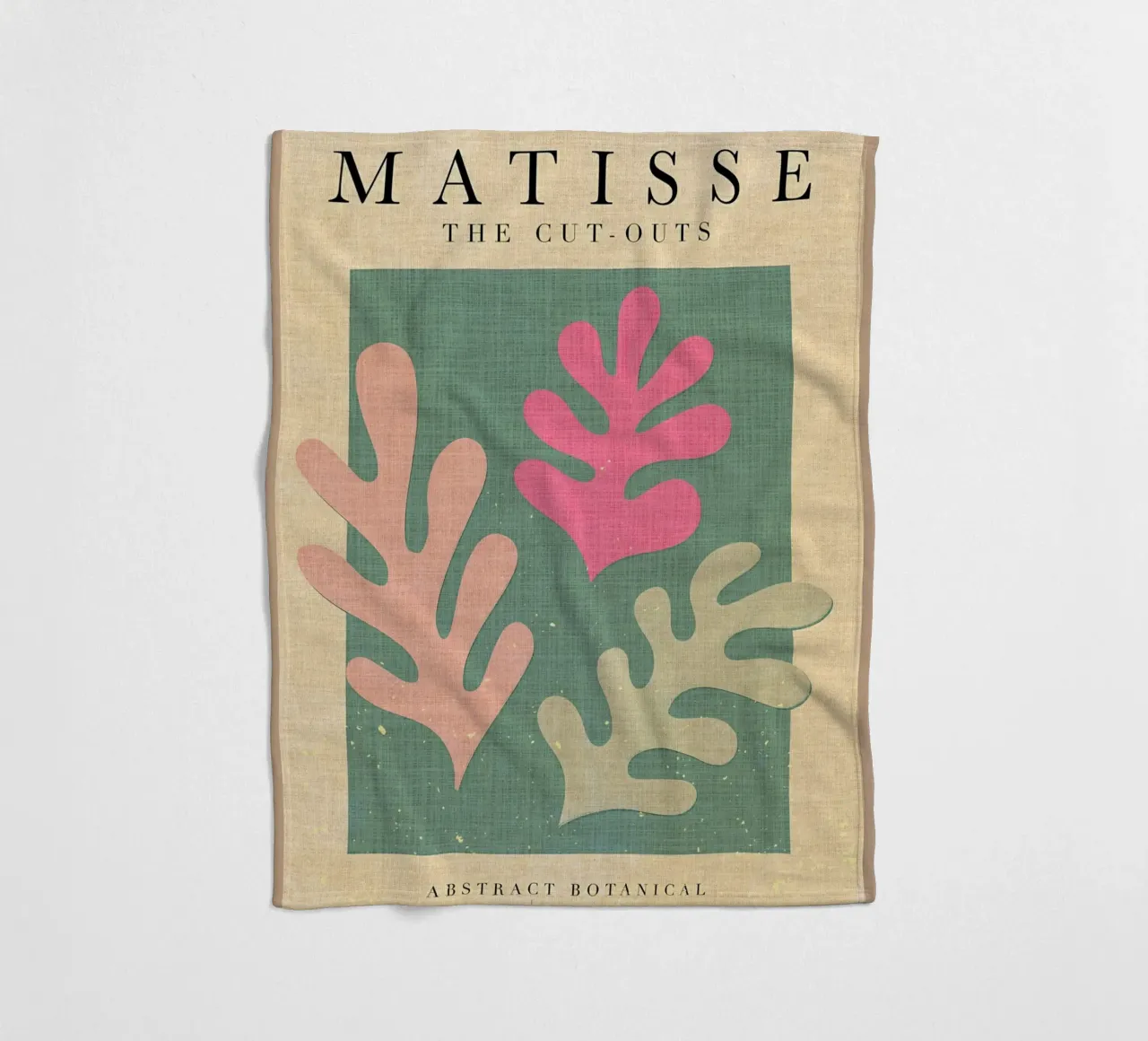 TRE FOGLIE I coperta in pile da MatisseShop