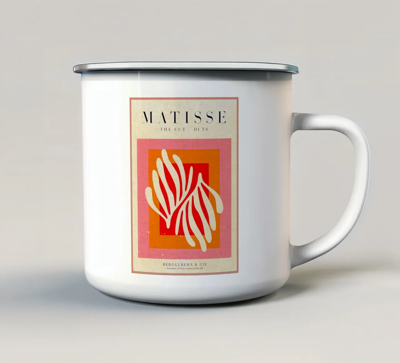CORALLI BIANCHI PO _ MATISSE tazza in smalto da MatisseShop