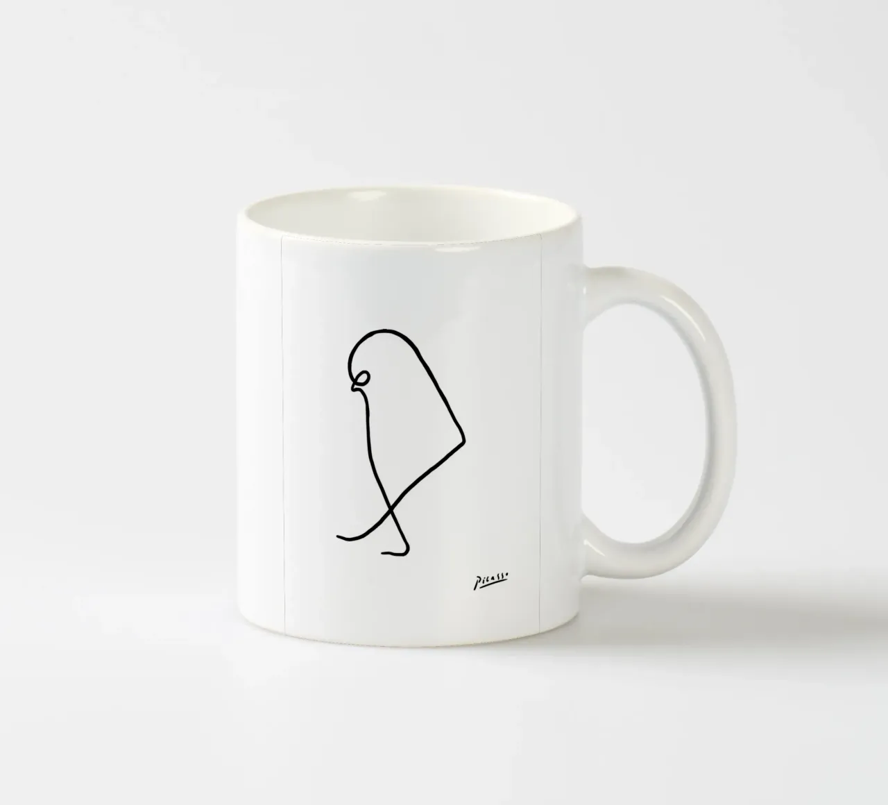 Pablo Picasso - Schizzo di un uccello tazza in ceramica da Mrs.Allen