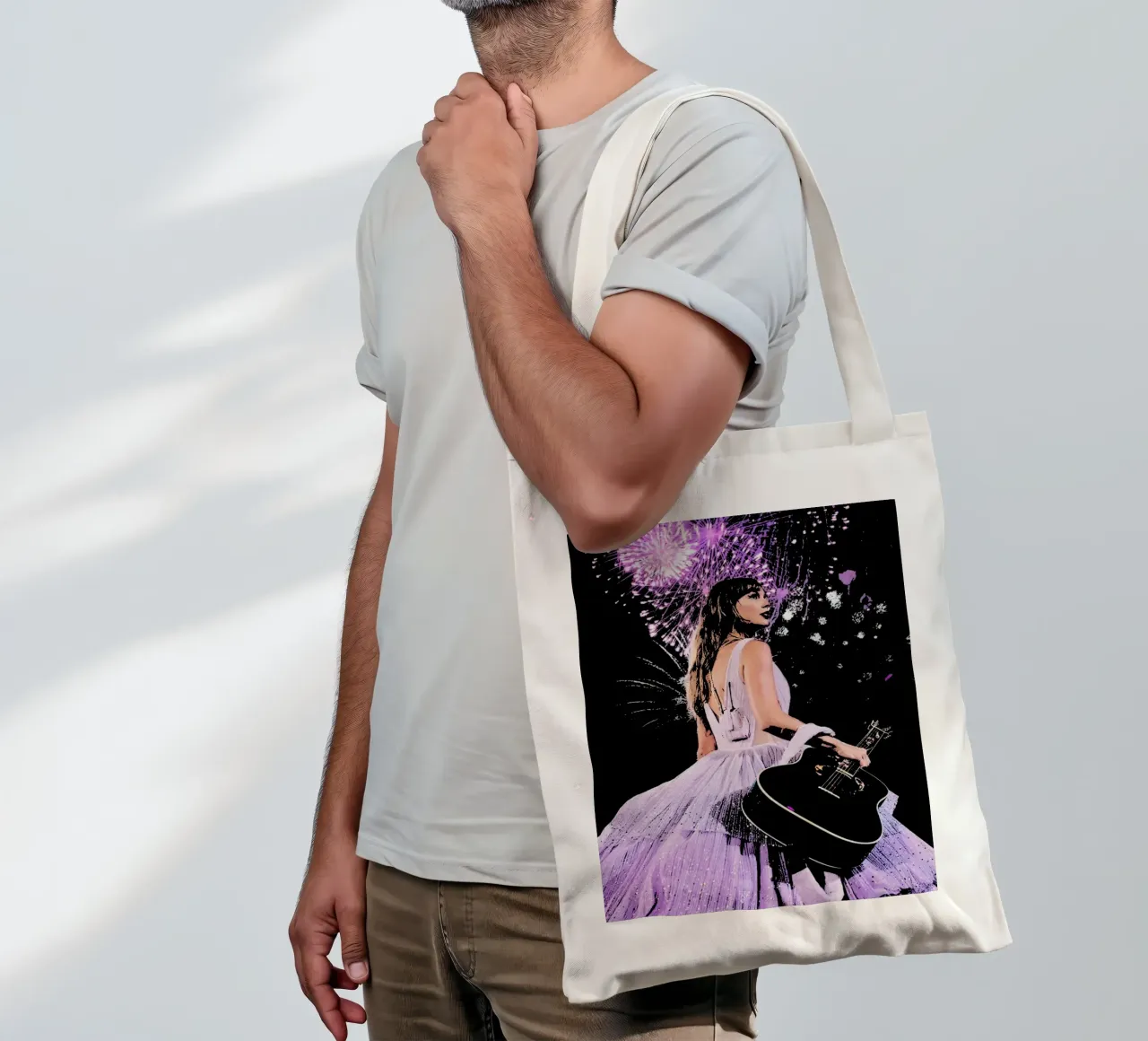 Taylor Swift 5 Arte borsa in juta da music soul