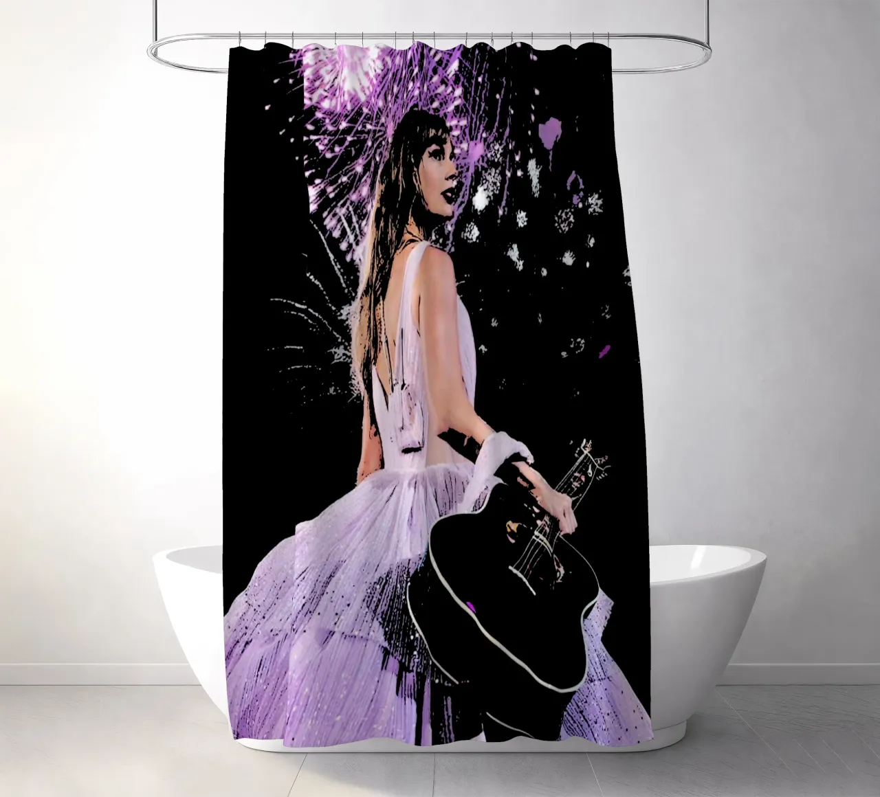 Taylor Swift 5 Arte tenda da doccia da music soul