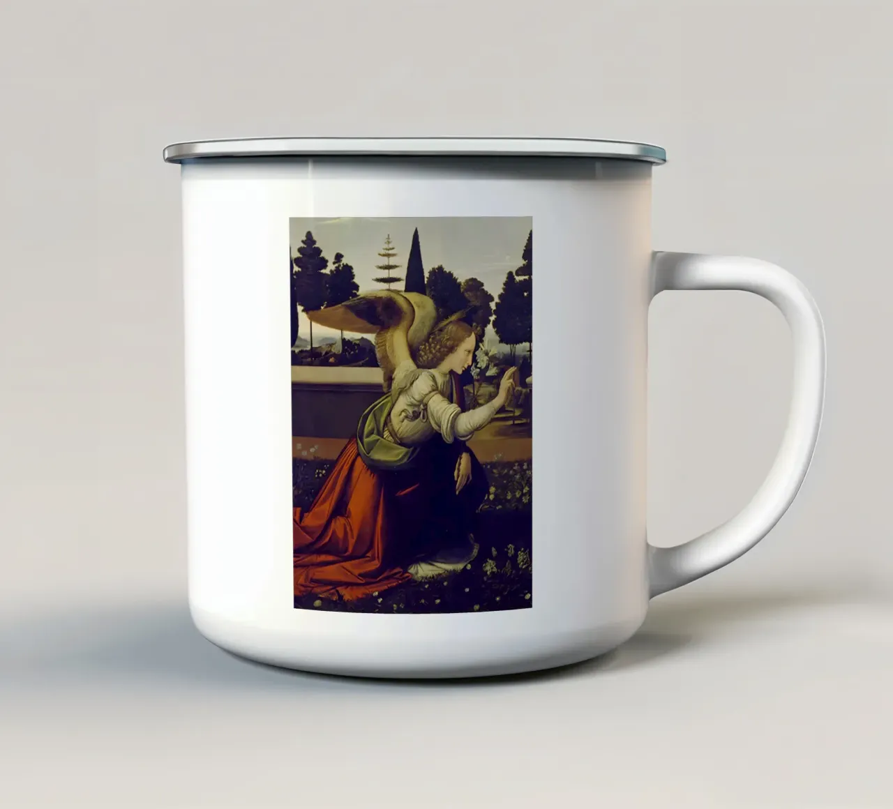 Attraverso i suoi occhi tazza in smalto da Susanprint