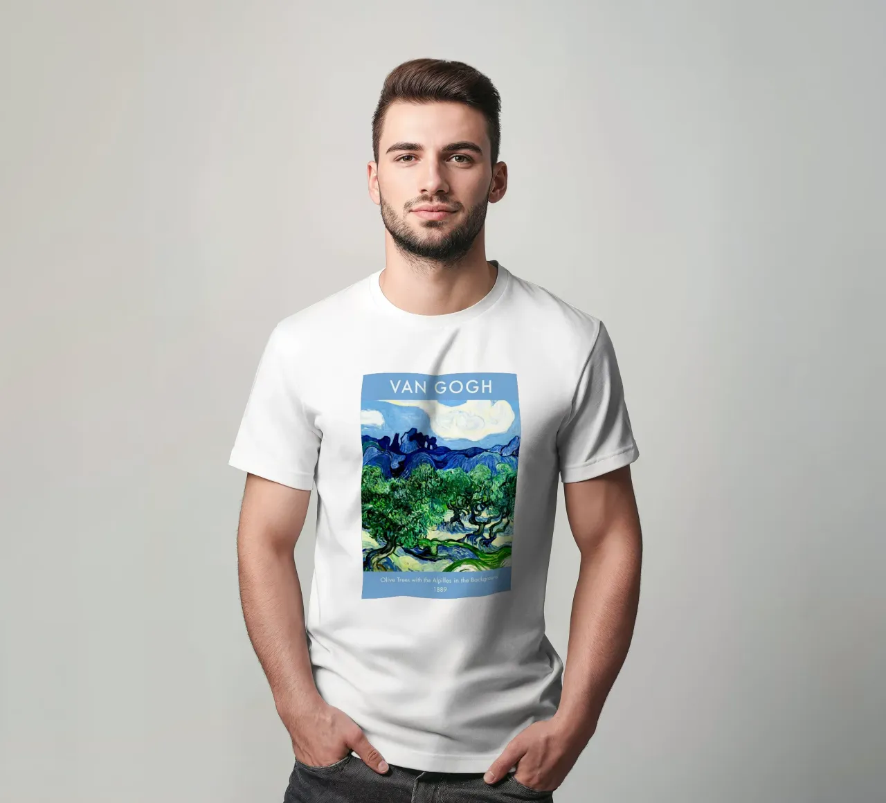 scenery olive trees t-shirt by cloud shop