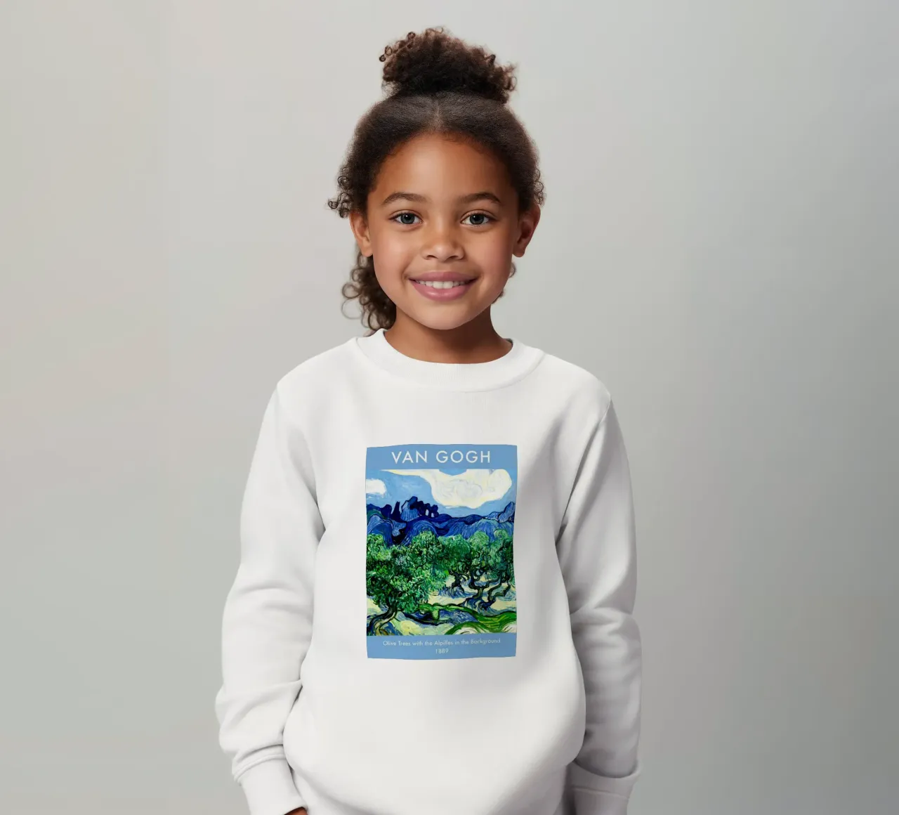 paesaggio ulivi felpa bambino da cloud shop