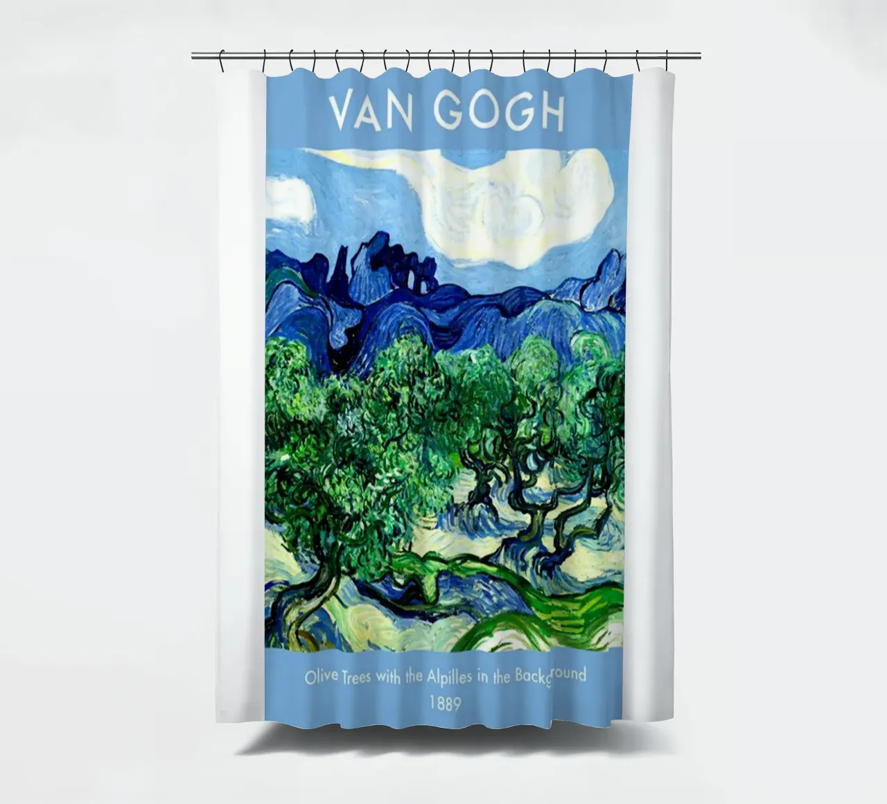 scenery olive trees shower curtain by cloud shop