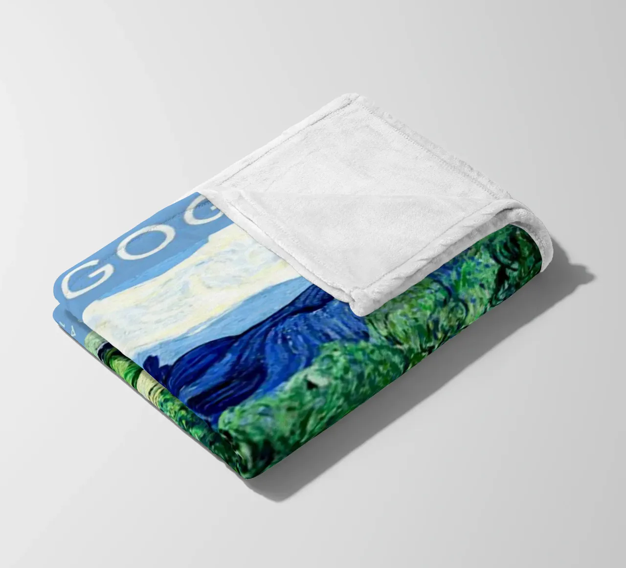 paesaggio ulivi coperta in pile da cloud shop