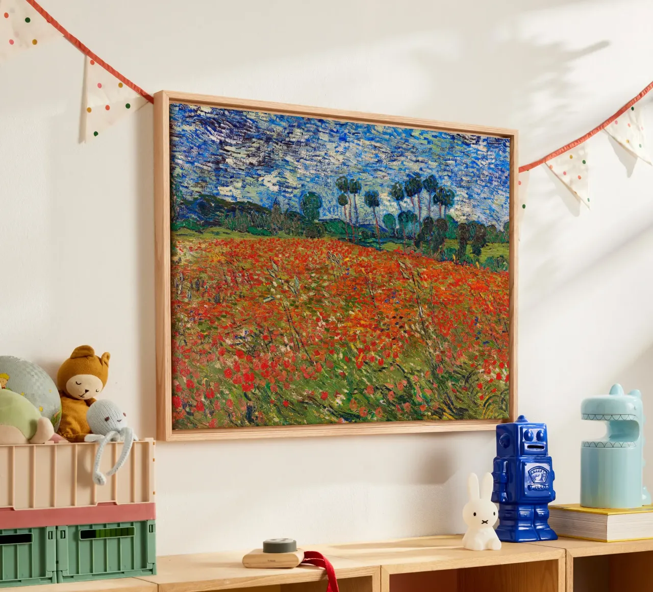 Campo di papaveri - Vincent van Gogh plexiglass da Sylviepaint