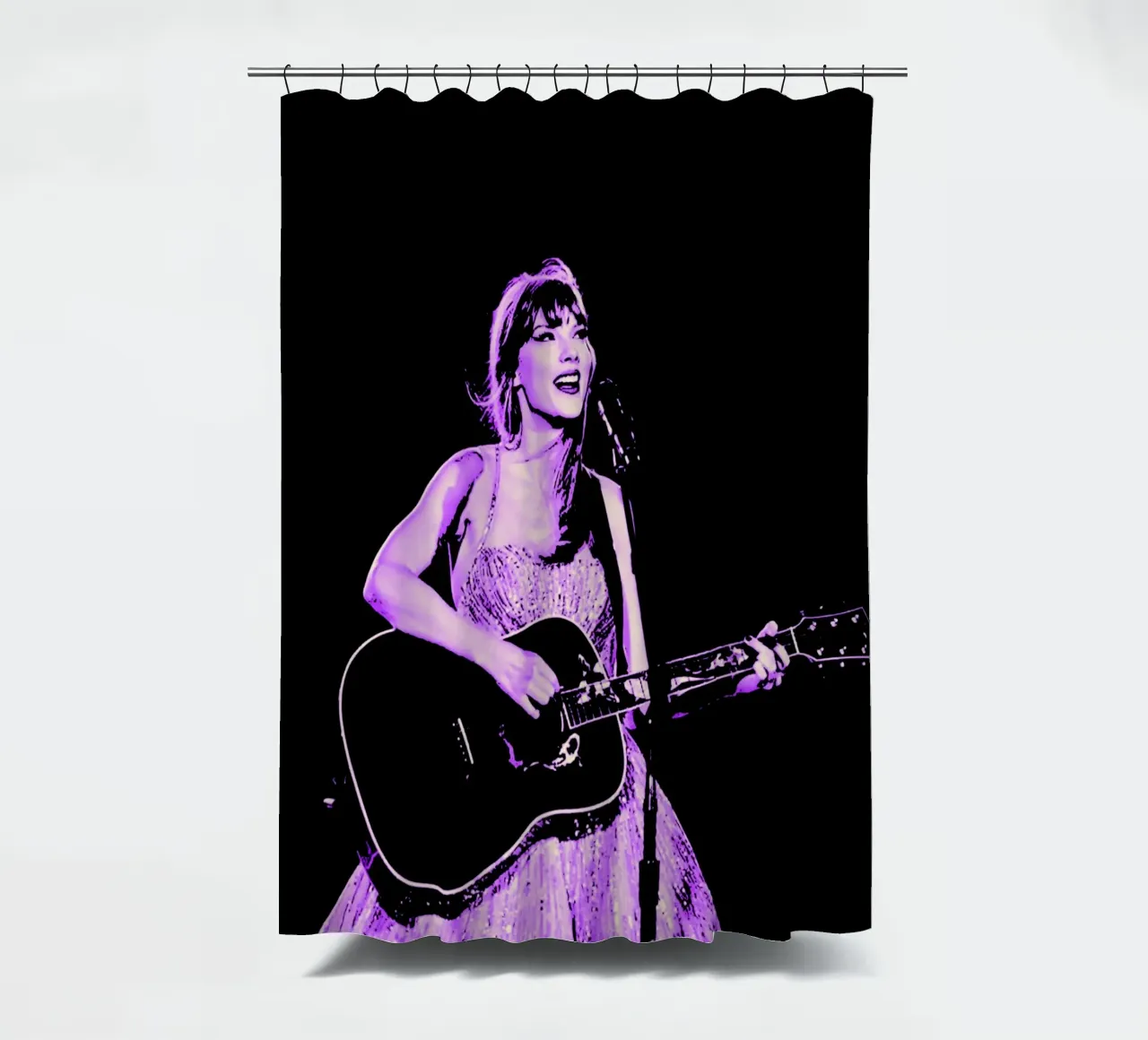 Taylor Swift 4 Kunst Duschvorhang von music soul