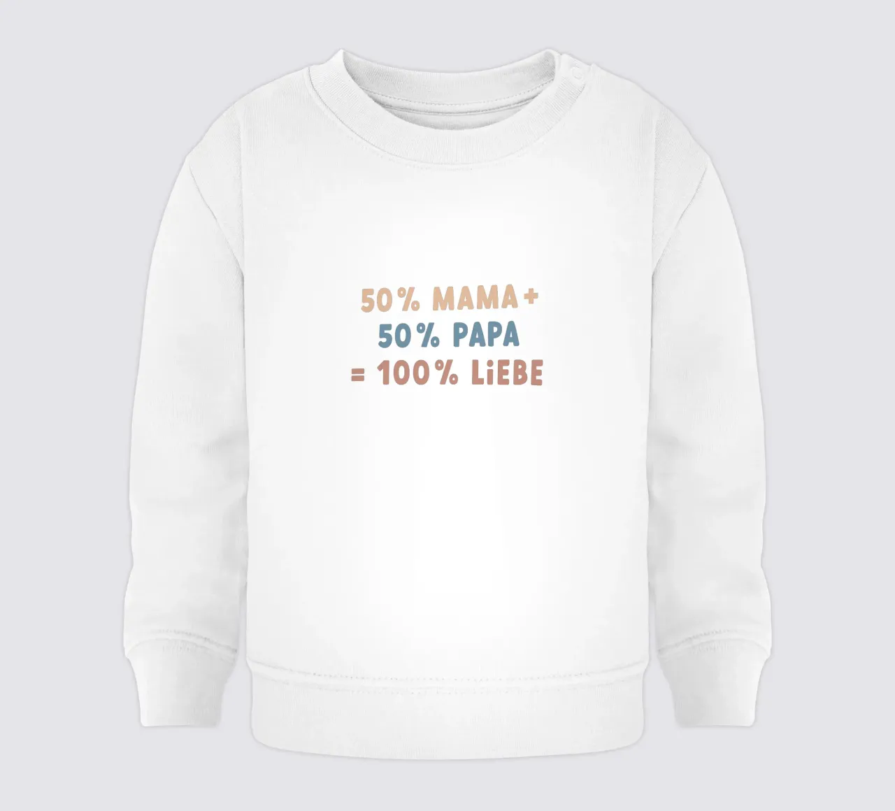 100% amore felpa neonato da Kartenliebe