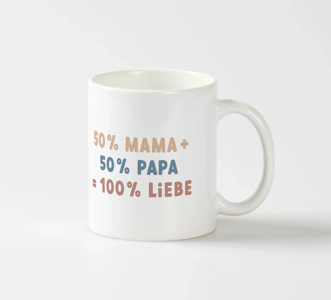 100% amore tazza in ceramica da Kartenliebe