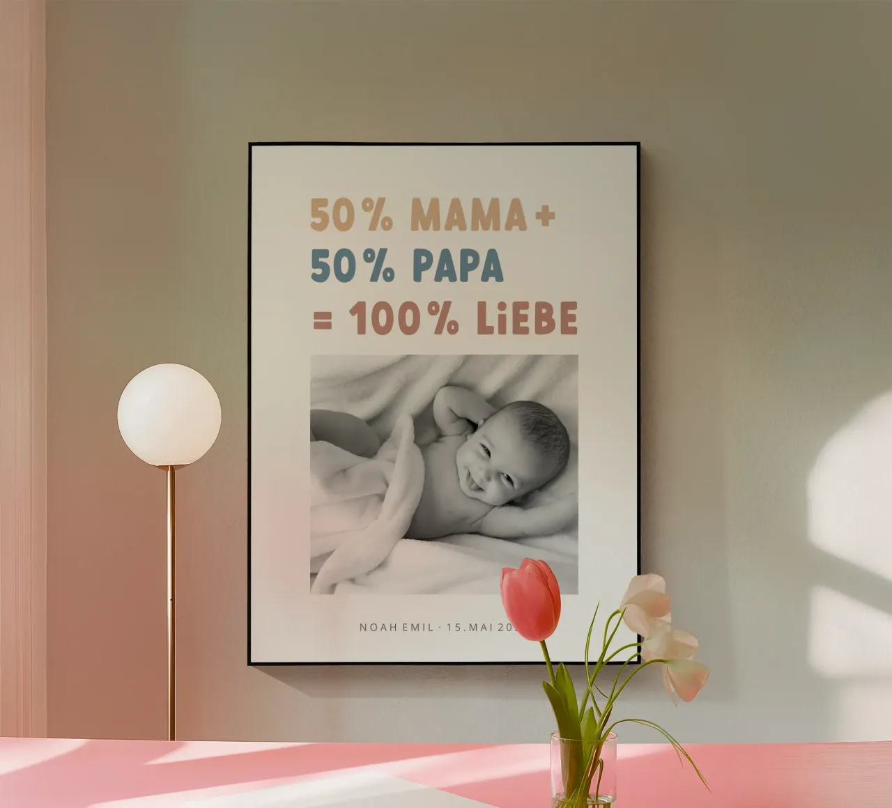 100% amore plexiglass da Kartenliebe